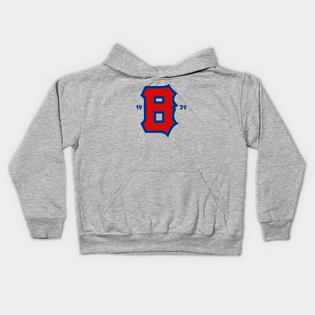 DEFUNCT - BOSTON BEES 1939 Kids Hoodie by LocalZonly